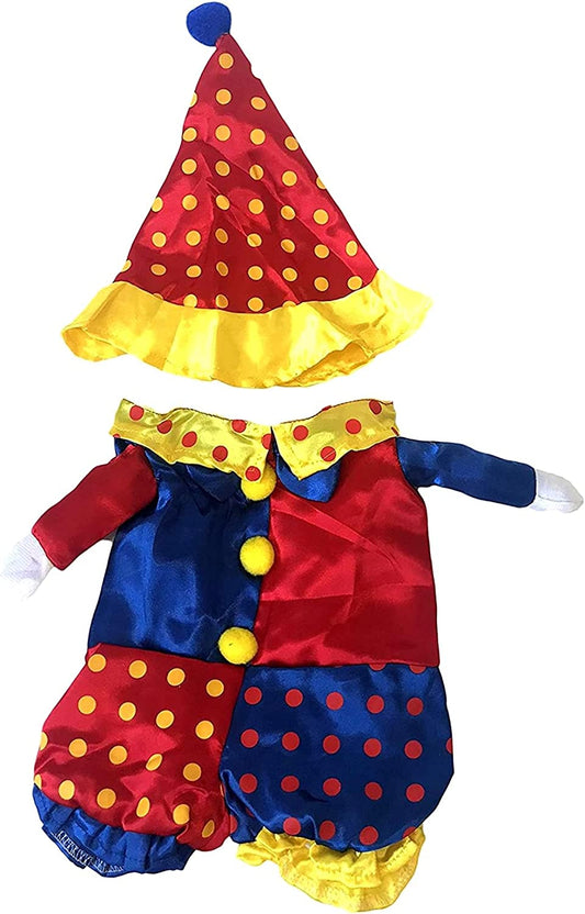 Midlee Clown Dog Costume