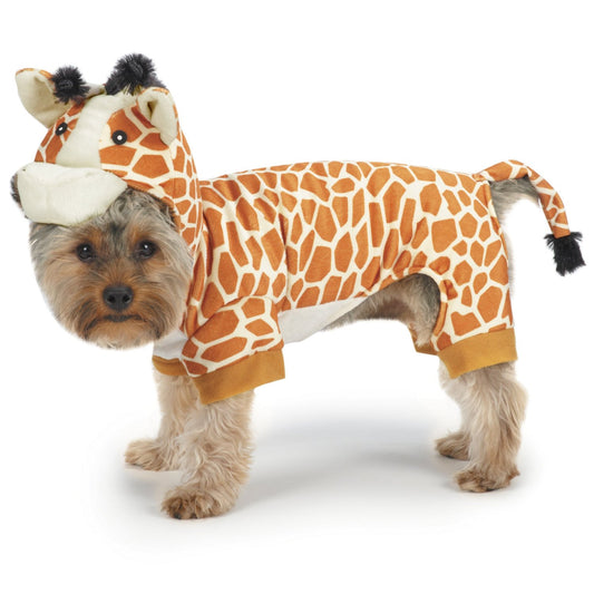 Zack & Zoey Giraffe Costume for Dogs, 8" X-Small