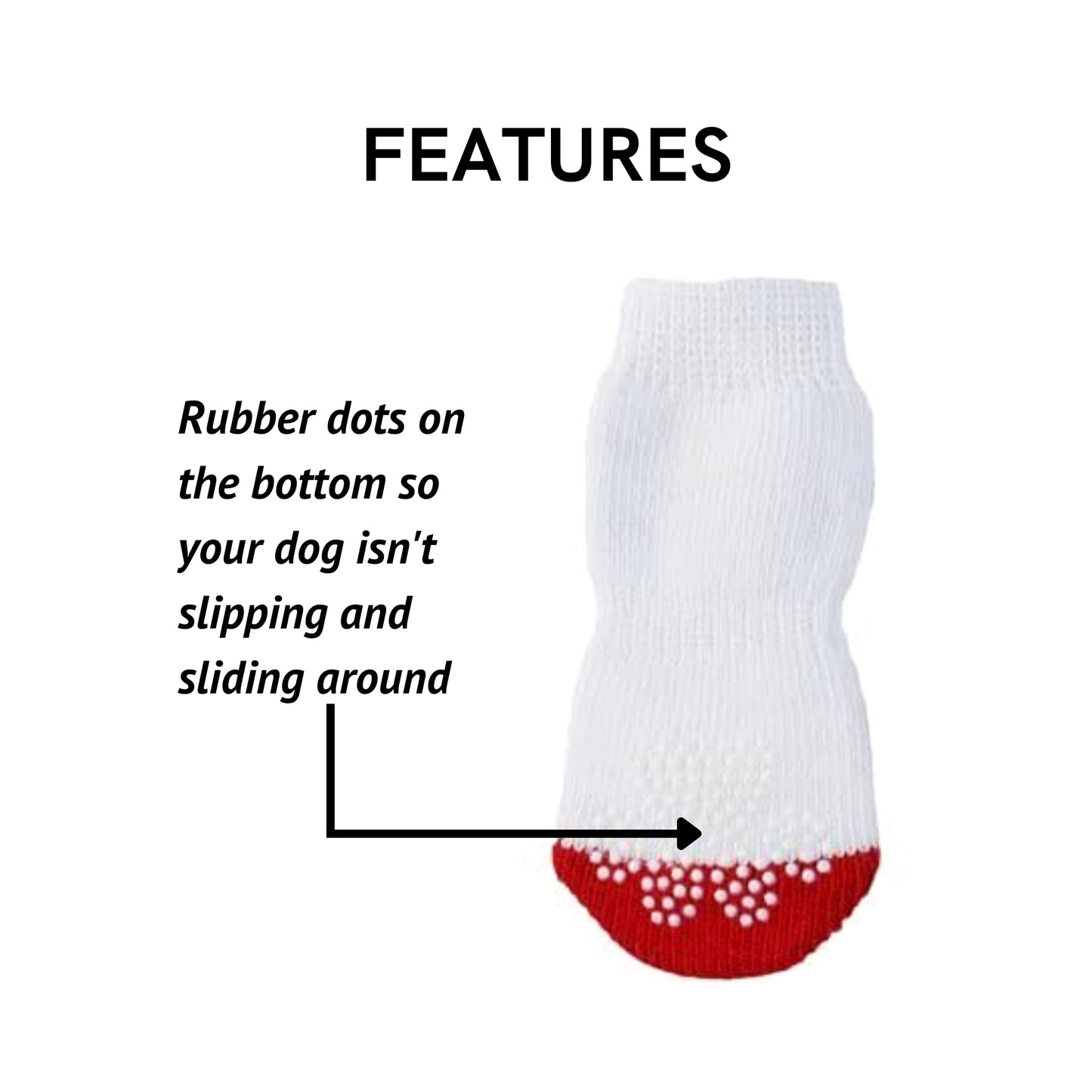 Midlee Christmas Socks for Dogs