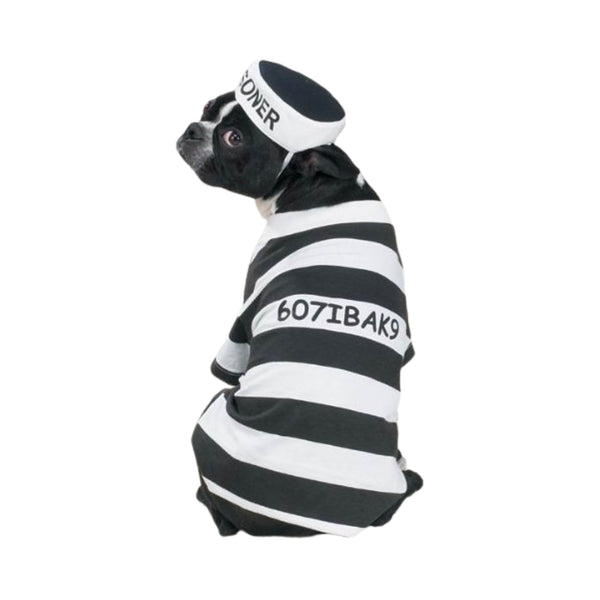 Casual Canine Prison Pooch Costume, Small