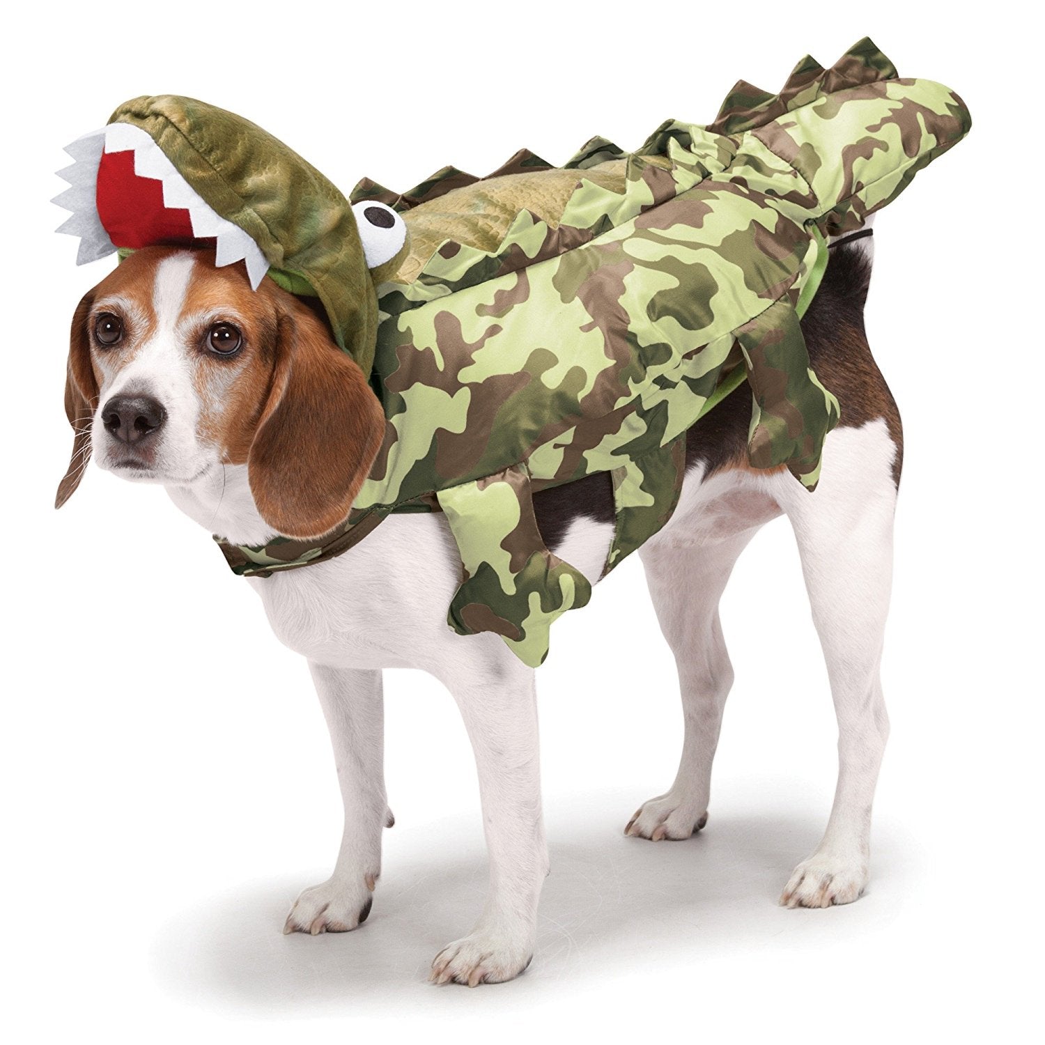 Zack & Zoey Camo Alligator Costume for Dogs, Medium