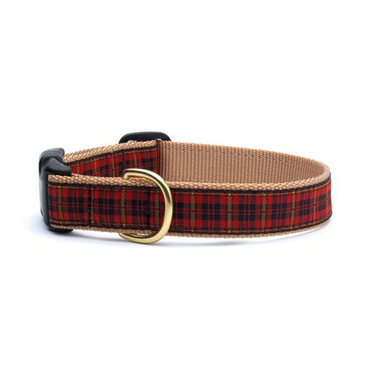 Up Country Fleet Street Plaid Dog Collar