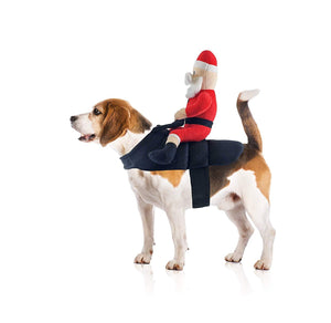 Midlee Santa Claus Jockey Dog Costume (Medium)